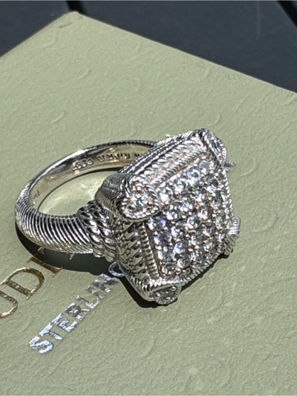 Judith Ripka Sterling Silver Ring